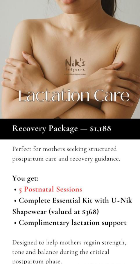 (Balance) Recovery Package (5 Postnatal + Complete Essential Kit with U~Nik Shapewear) (Copy)