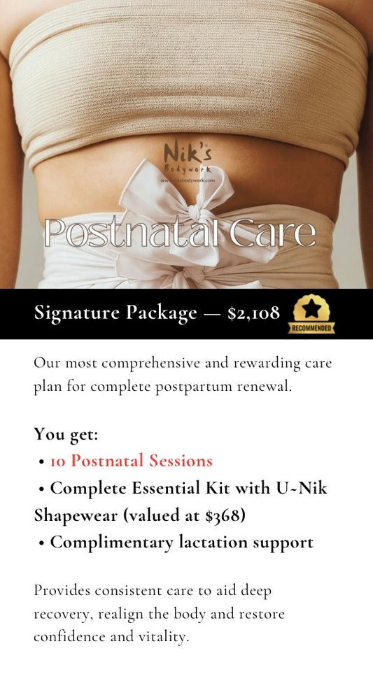 BALANCE- Signature Package (10 Postnatal Care+ Complete Essential Kit)